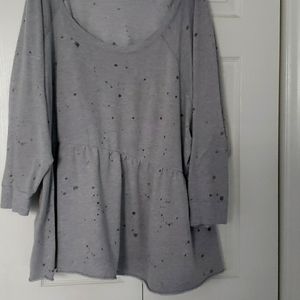 Peplum Sweatshirt